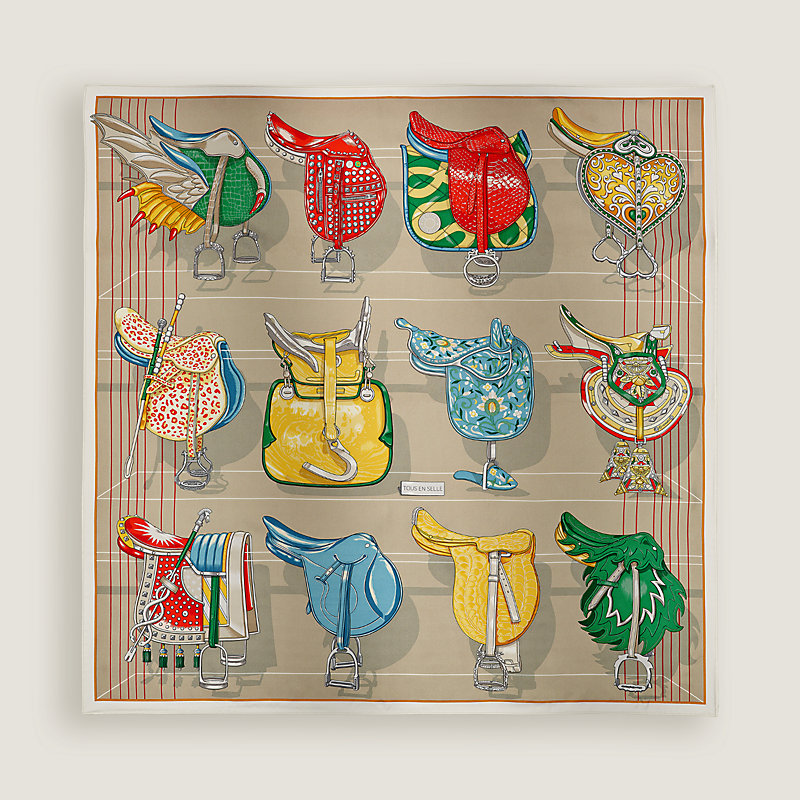 Tous en Selle scarf 90 | Hermès Hong Kong SAR